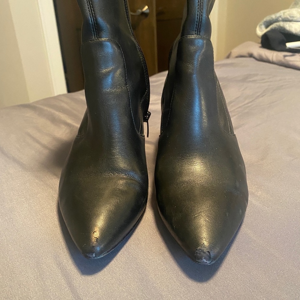 Black Marc Fisher Ankle Booties